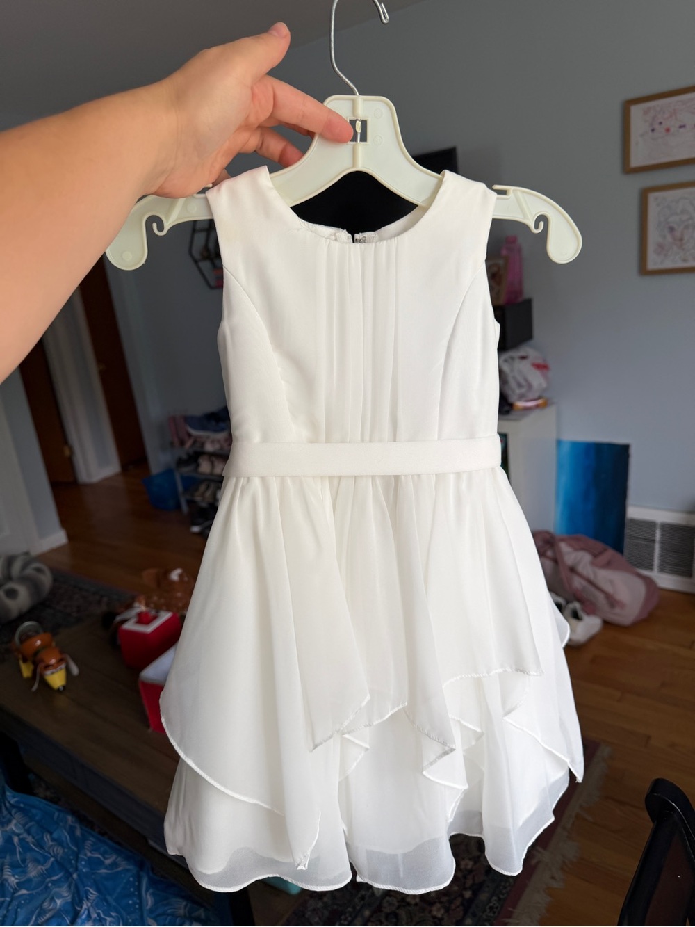 White Toddler 2T Flower Girl / Formal Dress